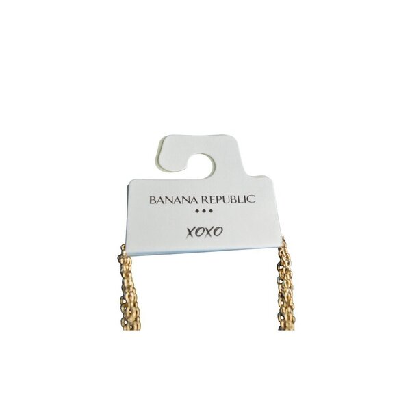 Banana Republic Gold-Tone Tiered Necklace With Crescent Charms - Picture 3 of 6